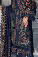 3 PC - EMBROIDERED DHANAK SUIT-HH55