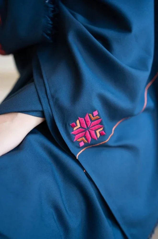 3 PC - EMBROIDERED DHANAK SUIT-HH32