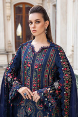 3 PC - EMBROIDERED DHANAK SUIT-HH55