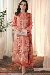 3 PC - EMBROIDERED DHANAK SUIT-HH38