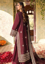 3 PC - EMBROIDERED DHANAK SUIT-HH59