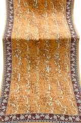 Calligraphy Pashmina Wool Winter Shawl Digital Printed 07