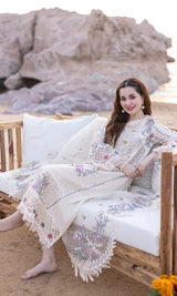 QALAMKAR - Embroidered Lawn 3PC Suit - RR3009