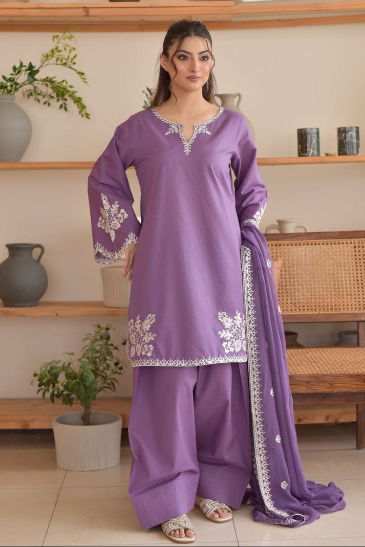 Rumi Set - Premium Lawn – 3PC Suit - RR3012