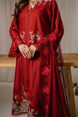 DeCLARE - Embroidered Lawn 3PC Suit - RR3017