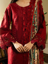 BAROQUE - Premium Lawn 3PC Suit- RR3024