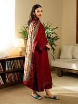 BAROQUE - Premium Lawn 3PC Suit- RR3024