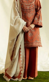 ZARA SHAHJAHAN Premium Lawn Unstitched 3PC Suit - RR3033