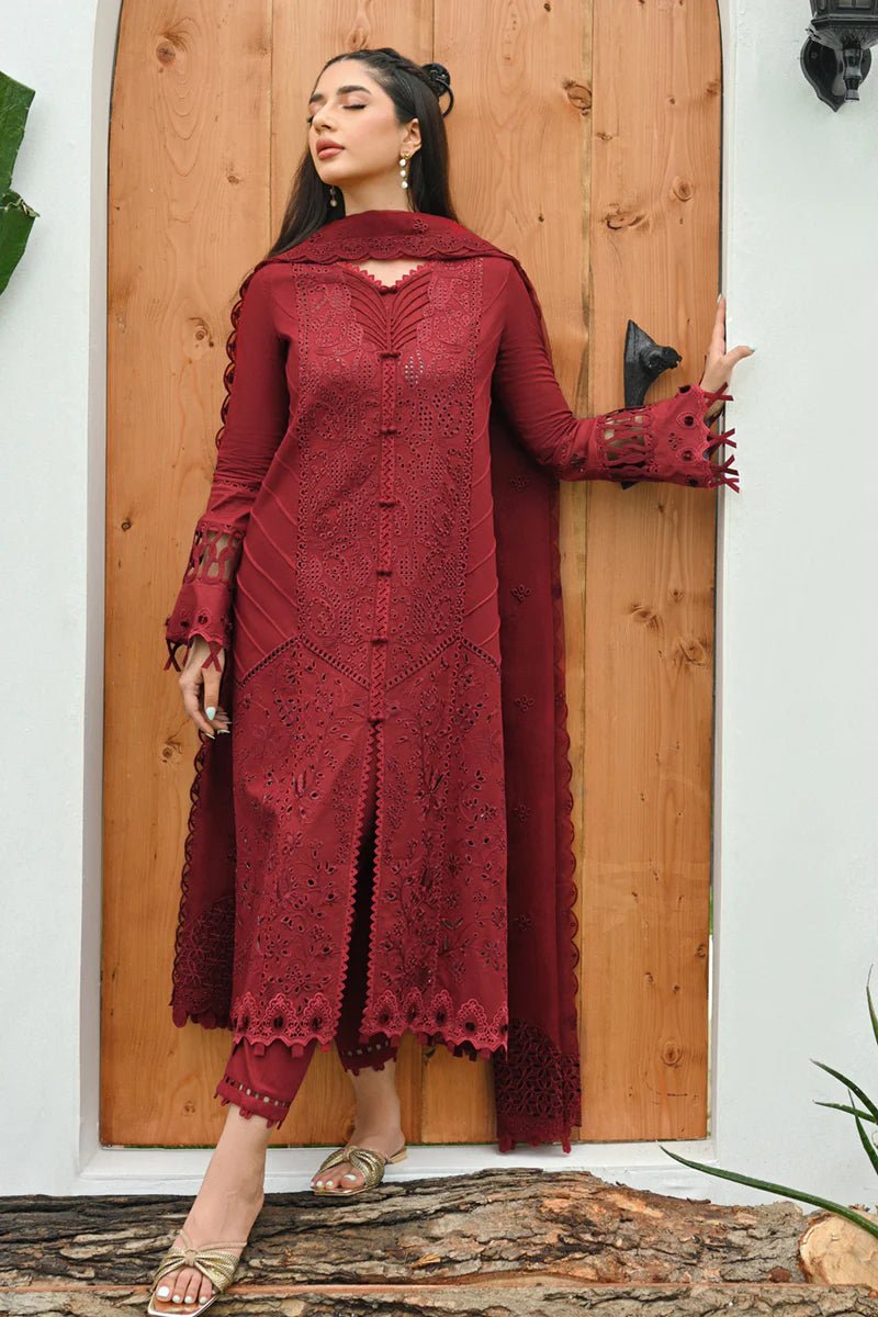 BIN ILYAS Premium Lawn Unstitched 3Pc Suit - RR3054
