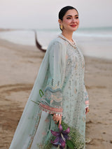 🌸Trending - Qalamkar - Unstitched 3PC Embroidered Lawn - RR3057