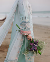 🌸Trending - Qalamkar - Unstitched 3PC Embroidered Lawn - RR3057