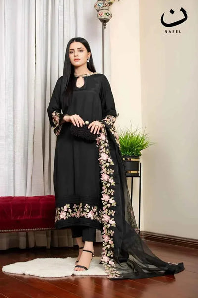 3PC EMBROIDERED LAWN SUIT - HH608
