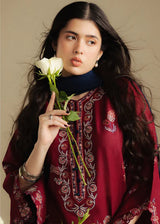 3pc embriodary dhanak 3pc