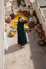 3PC Unstitched Dhanak Embroidered Shirt with Whool Emb Shawl and Trouser-HA37